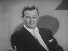 ジョン・ウェイン　引用：Wikipedia (John Wayne Screenshot from Challenge of Ideas, The (Part 1), a PD movie. ）